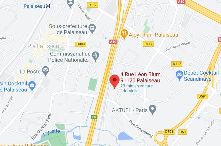 Situation carte Maps Visiole