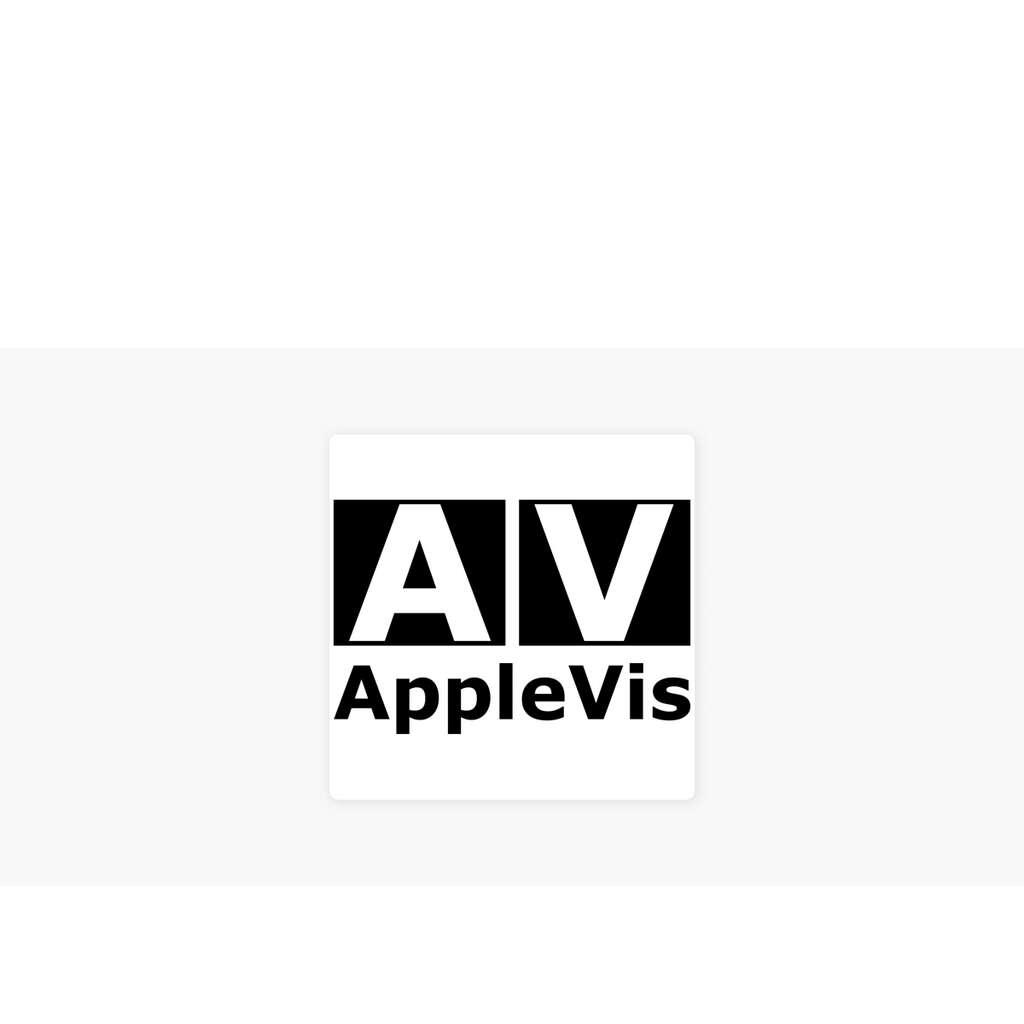 Logo du site AppleVis