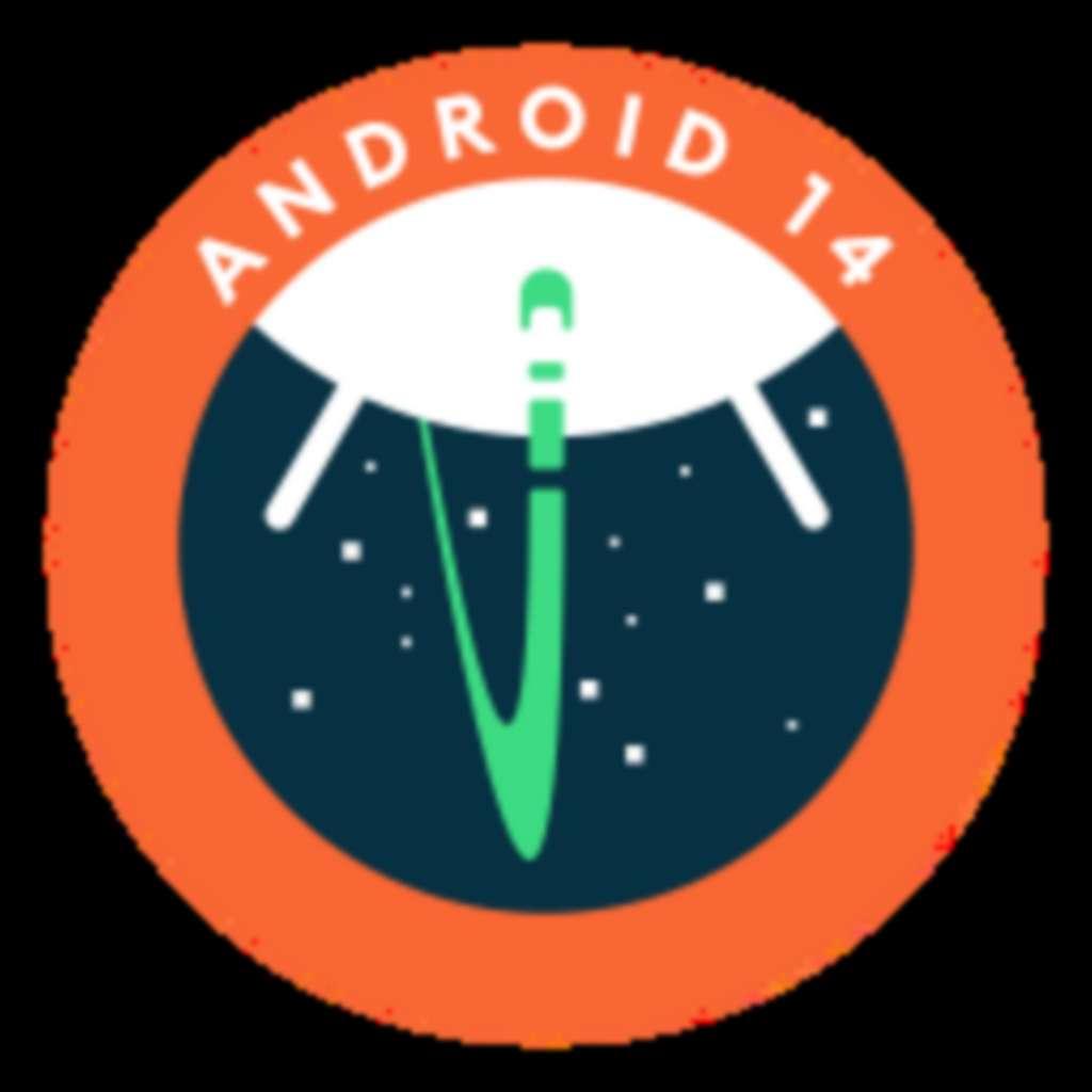 Logo Android 14